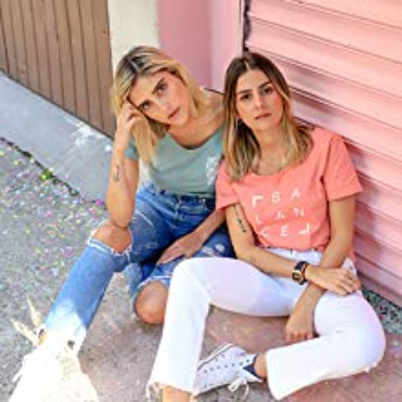 Zuell BALANCE Graphic Crew Neck Tee - Coral, S - Picture 16 of 16